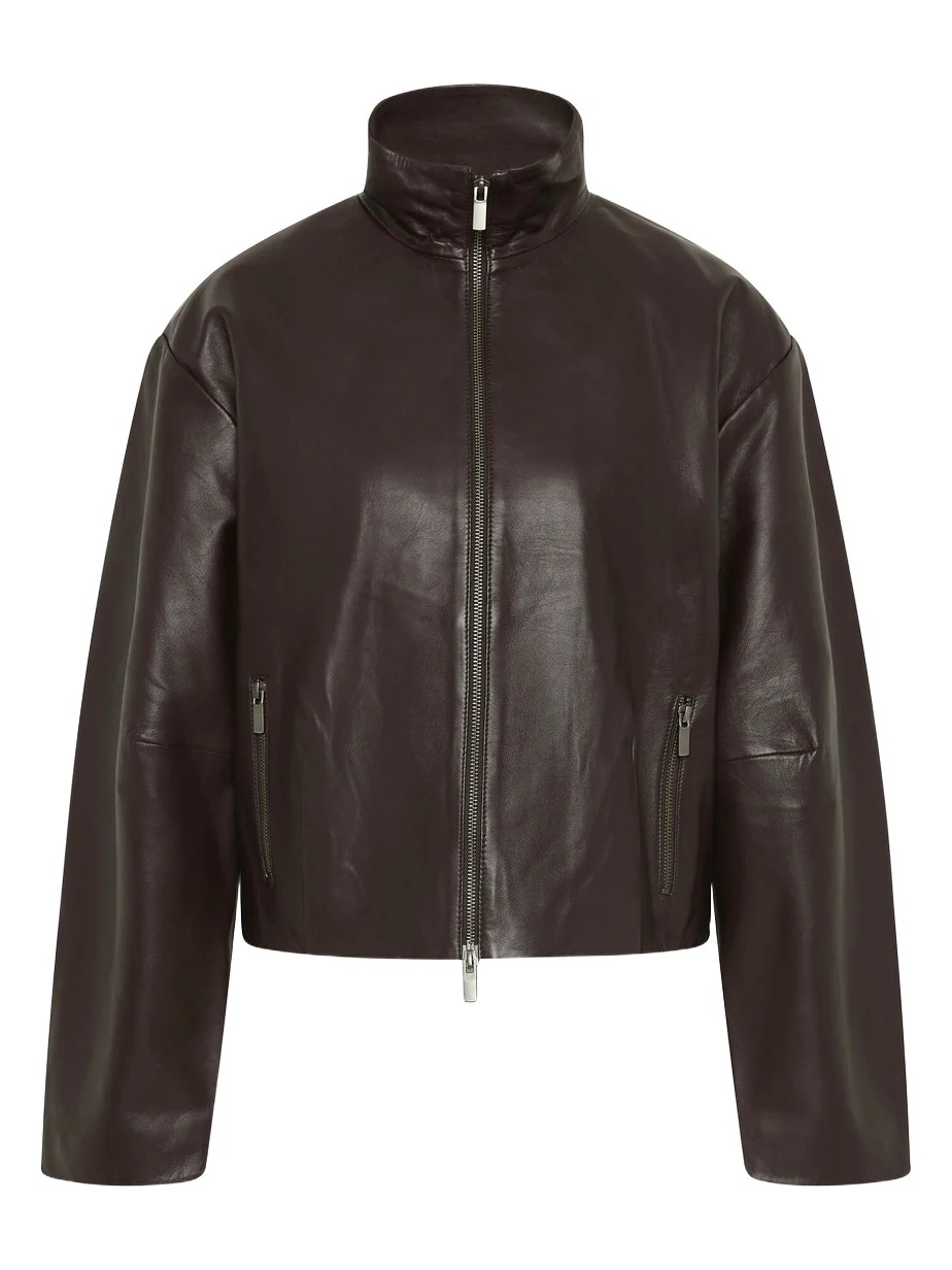 Zip Leather Jacket Zip Leather Jacket