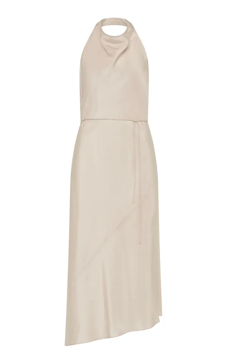 St. Agni Silk Wrap Dress