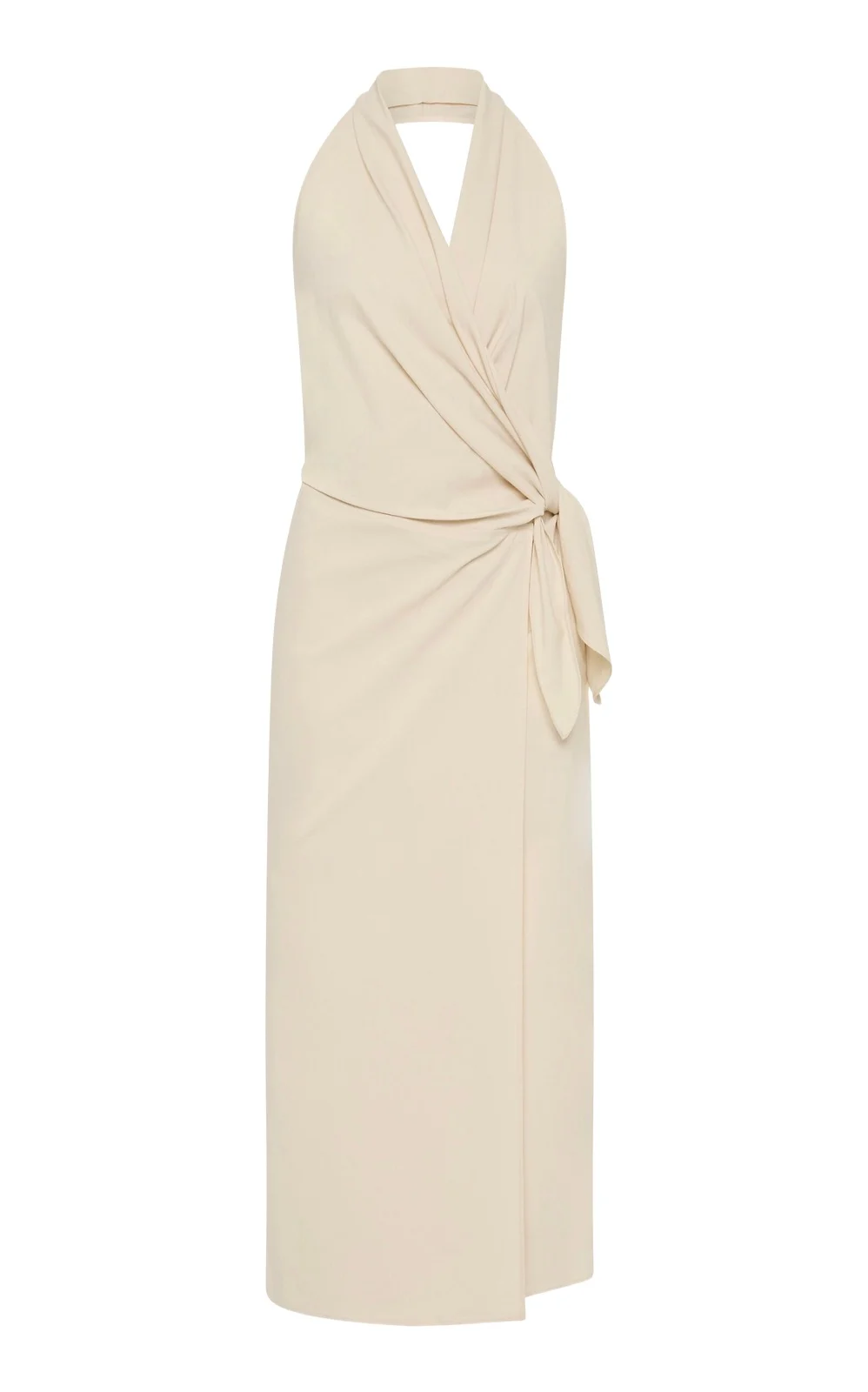 Halter Wrap Backless Dress Halter Wrap Backless Dress