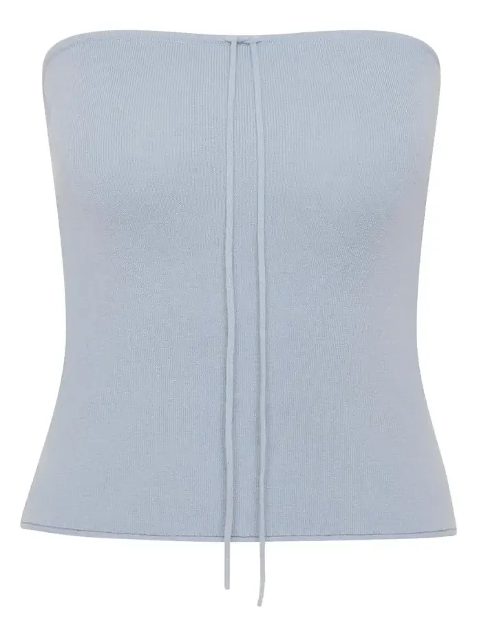 Wool Strapless Top Wool Strapless Top