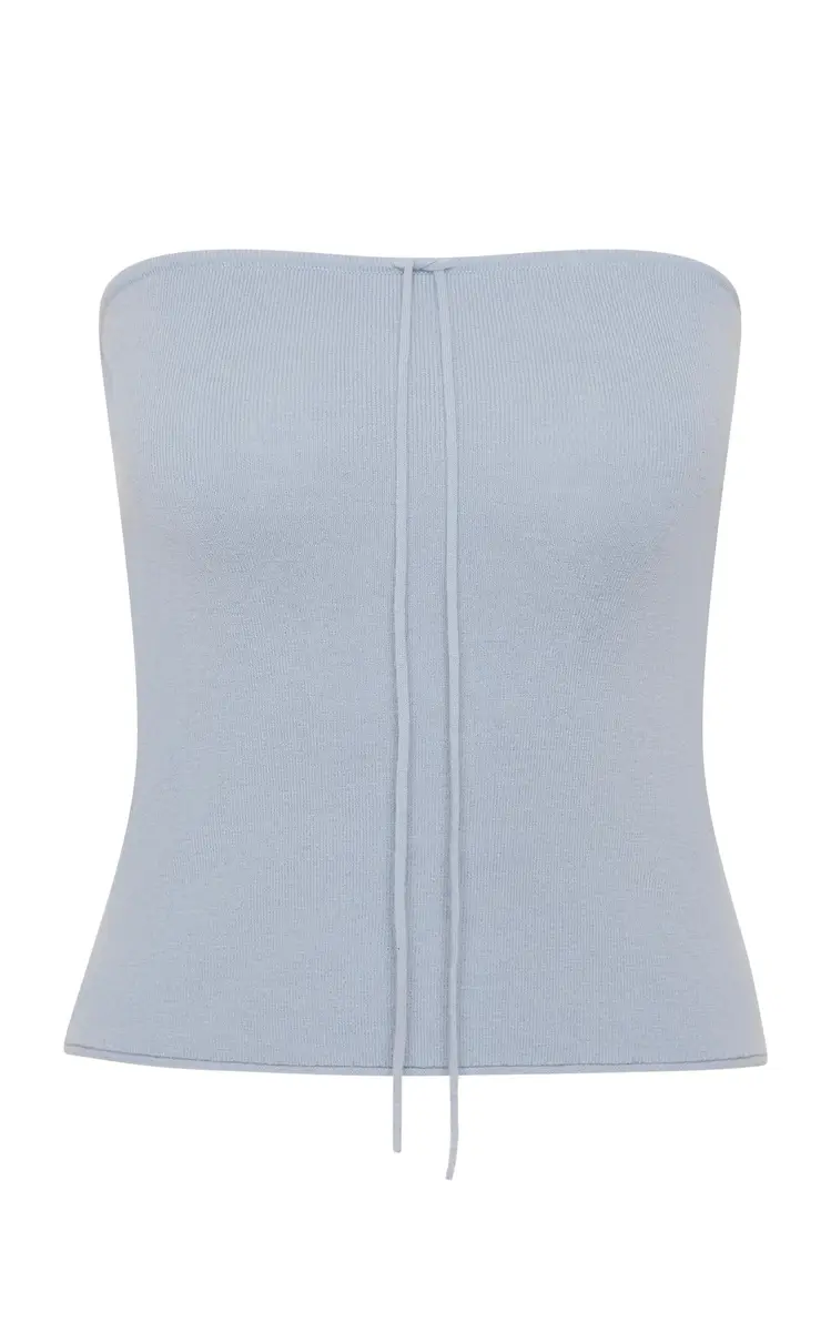 Wool Strapless Top Wool Strapless Top