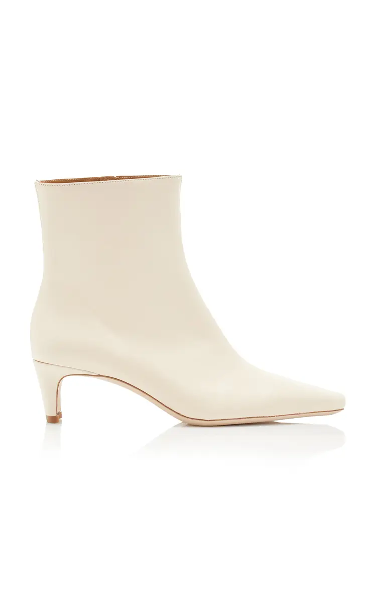 STAUD Wally Leather Ankle Boots | Image 1 STAUD Wally Leather Ankle Boots | Image 1