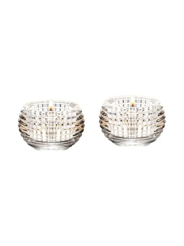 Baccarat Eye Votive Candleholders, Set of Two