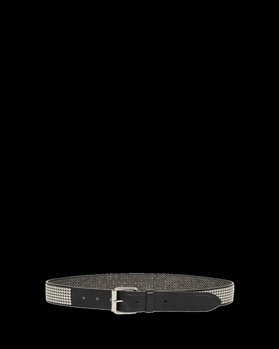 Dries Van Noten Men's Studded Leather Belt | Thumbnail 2 Dries Van Noten Men's Studded Leather Belt | Thumbnail 2