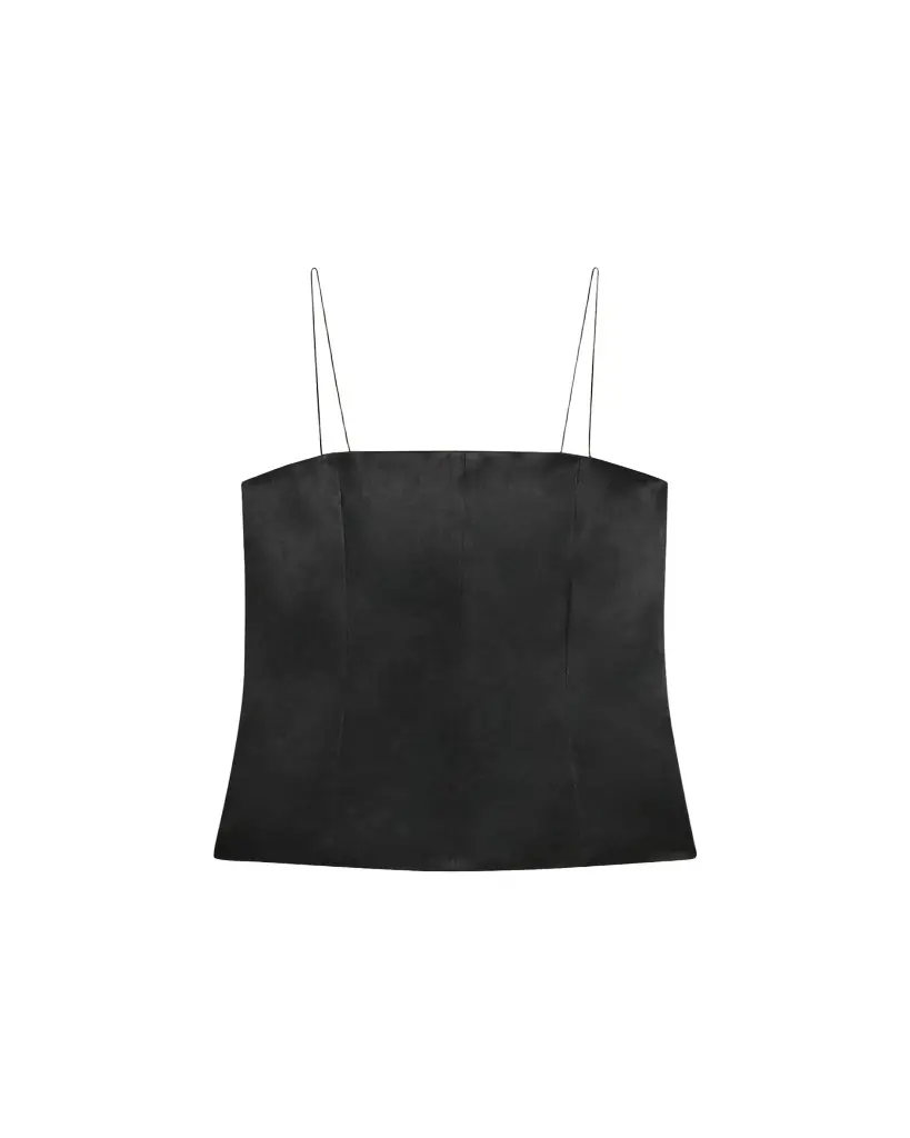 Helmut Lang Minimalist Satin Slip Top | Image 1 Helmut Lang Minimalist Satin Slip Top | Image 1