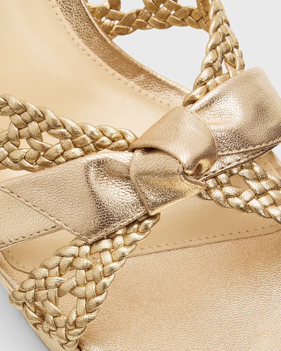 Alexandre Birman 100mm Suelita Metallic Leather Woven Platform Sandals | Thumbnail 9 Alexandre Birman 100mm Suelita Metallic Leather Woven Platform Sandals | Thumbnail 9
