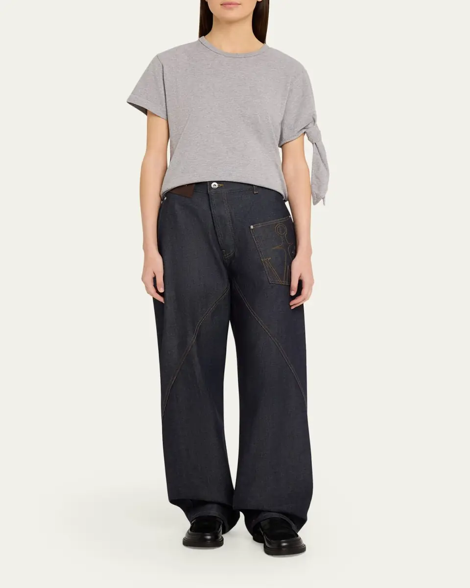 JW Anderson Knotted Short-Sleeve T-Shirt | Thumbnail 2 JW Anderson Knotted Short-Sleeve T-Shirt | Thumbnail 2