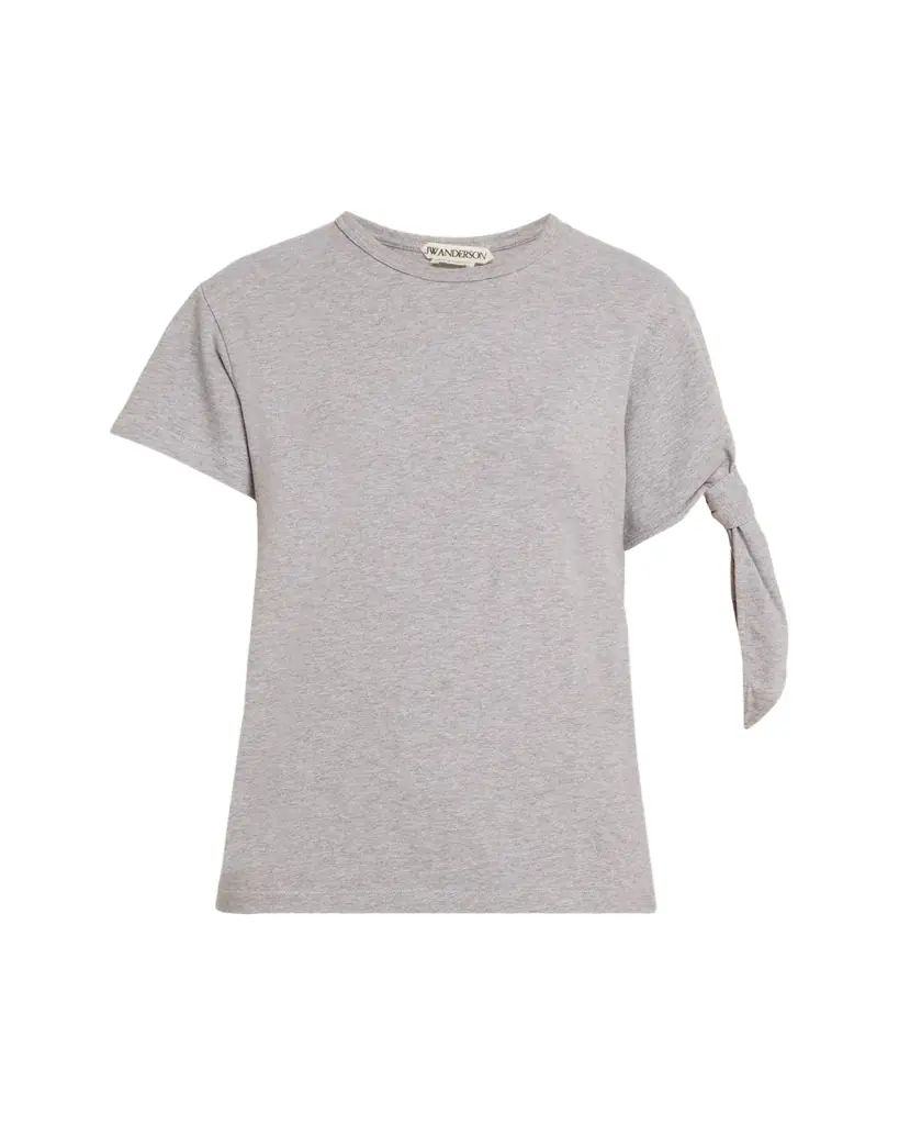 JW Anderson Knotted Short-Sleeve T-Shirt | Image 1 JW Anderson Knotted Short-Sleeve T-Shirt | Image 1