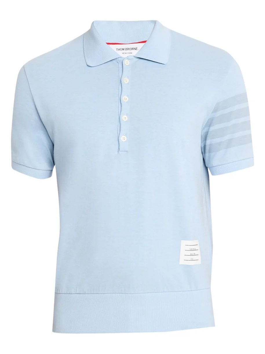 Men's Garment Dyed Jersey 4-Bar Polo Shirt Men's Garment Dyed Jersey 4-Bar Polo Shirt