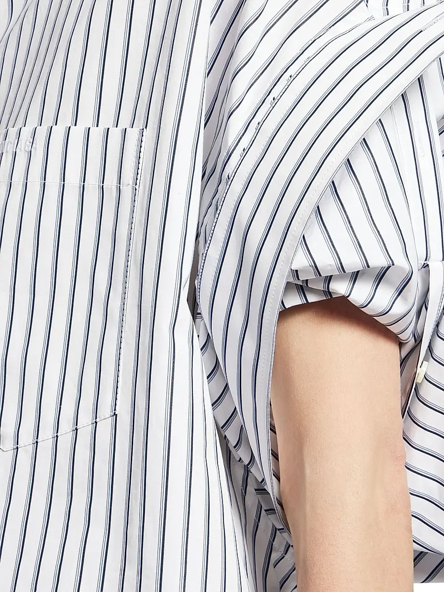 Balenciaga Women's Tucked Sleeve Shirt | Thumbnail 8 Balenciaga Women's Tucked Sleeve Shirt | Thumbnail 8