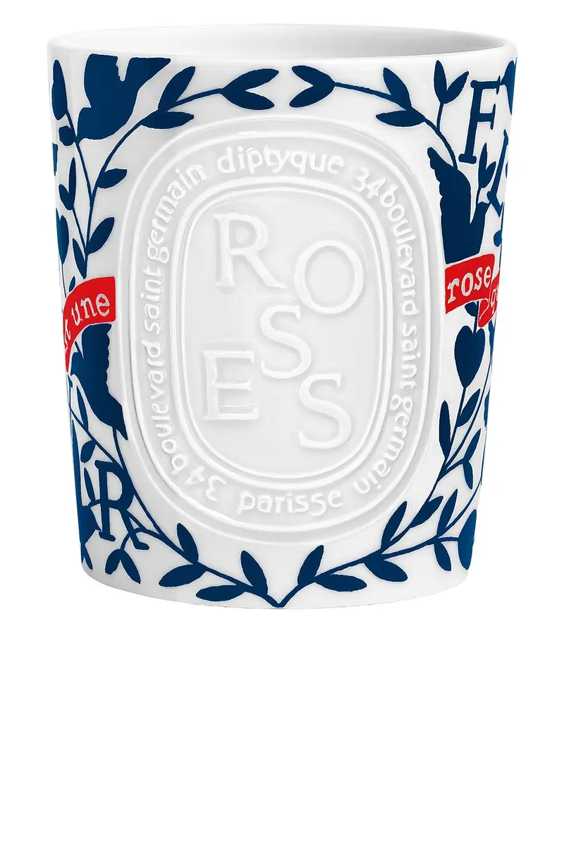 Roses Large Candle