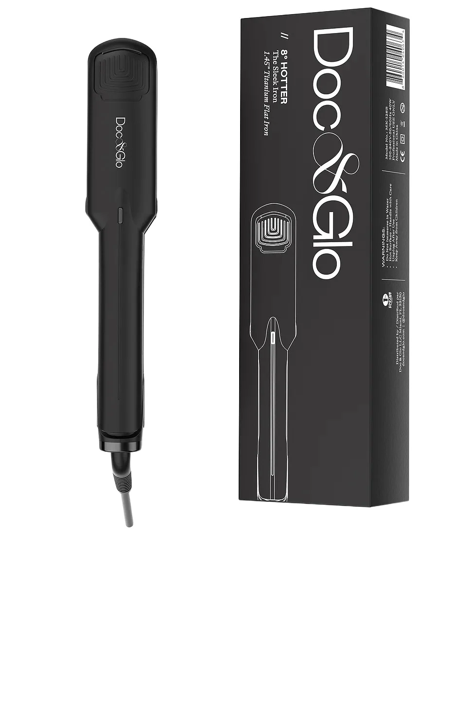 Doc & Glo Large 8 Hotter: The Sleek Iron 1.45 Titanium Plates