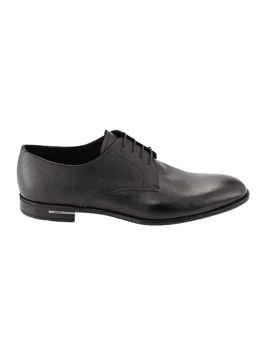 Men's Saffiano Leather Lace-Ups Men's Saffiano Leather Lace-Ups