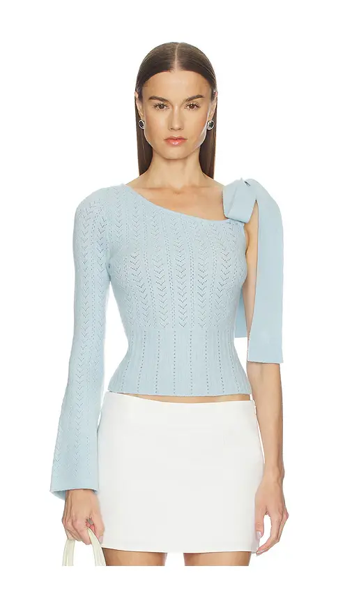 MAJORELLE Belle Bow Tie Sweater