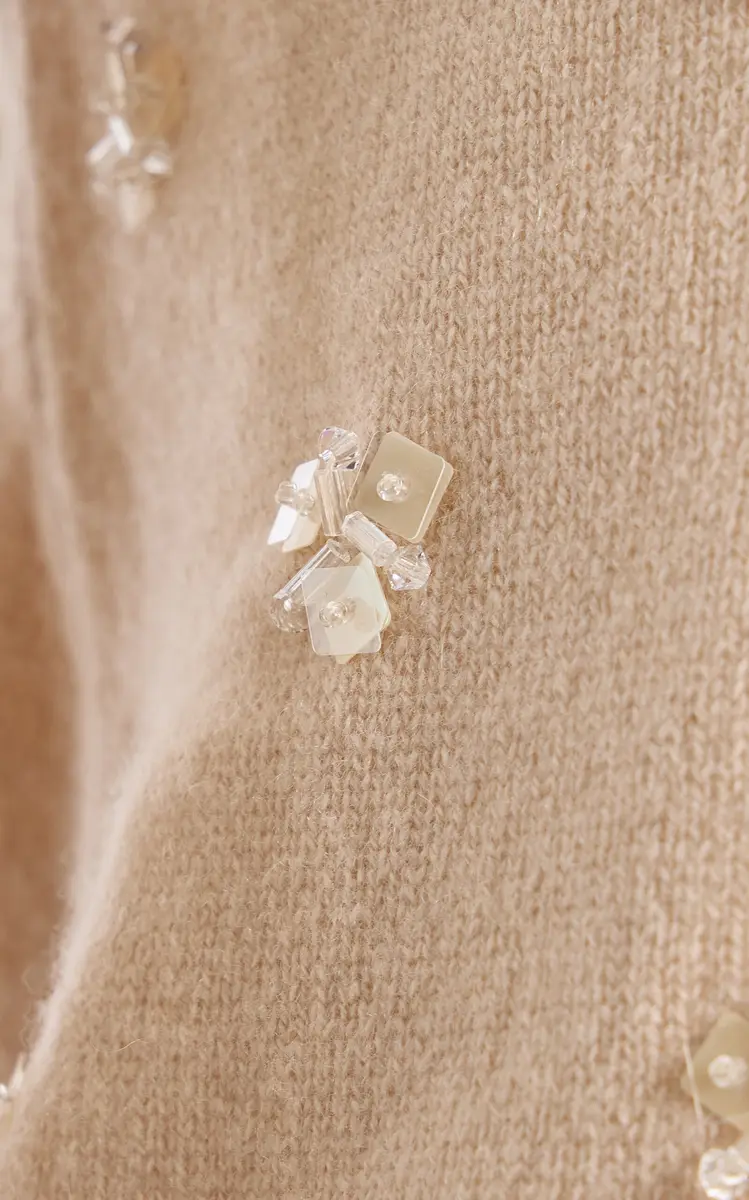 Miu Miu Embellished Cashmere Cardigan | Thumbnail 5 Miu Miu Embellished Cashmere Cardigan | Thumbnail 5