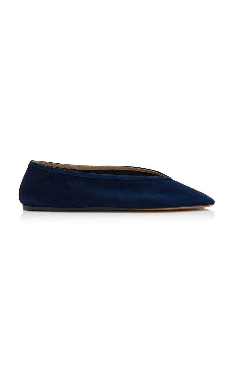 Le Monde Beryl Luna Suede Ballet Flats | Thumbnail 6
