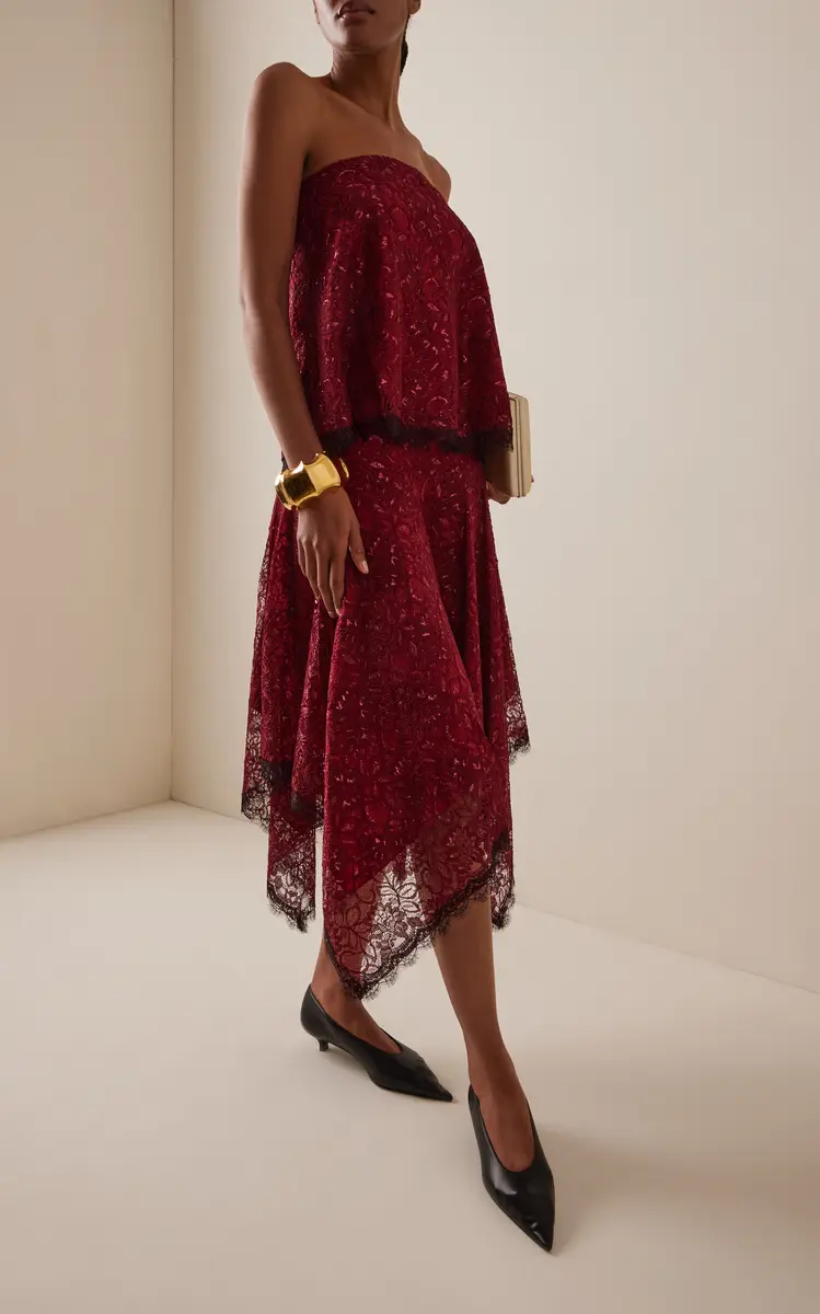 Rodarte Exclusive Strapless Lace Top | Thumbnail 3 Rodarte Exclusive Strapless Lace Top | Thumbnail 3