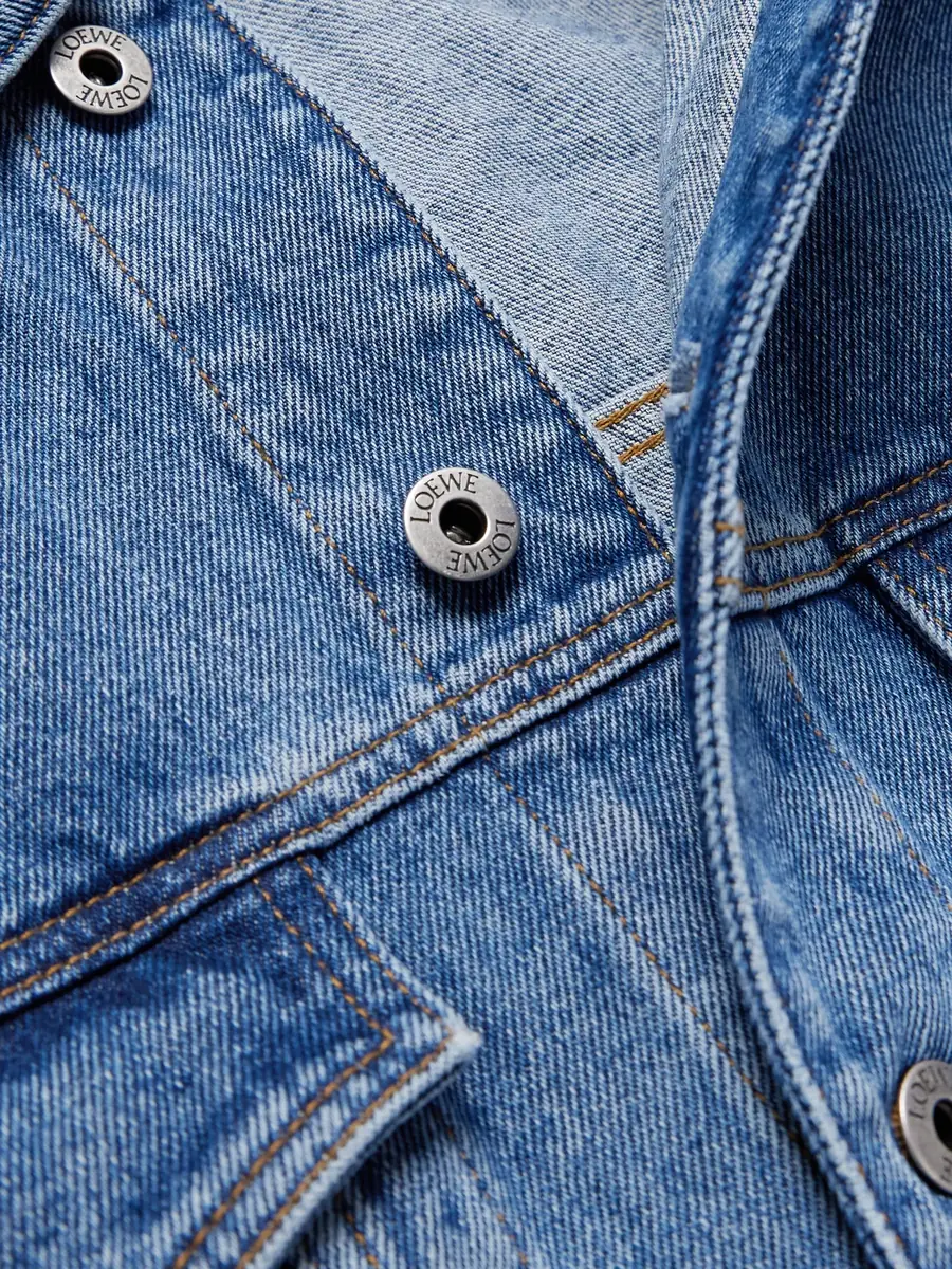 Loewe Anagram Embroidered Denim Jacket - Men | Thumbnail 5 Loewe Anagram Embroidered Denim Jacket - Men | Thumbnail 5