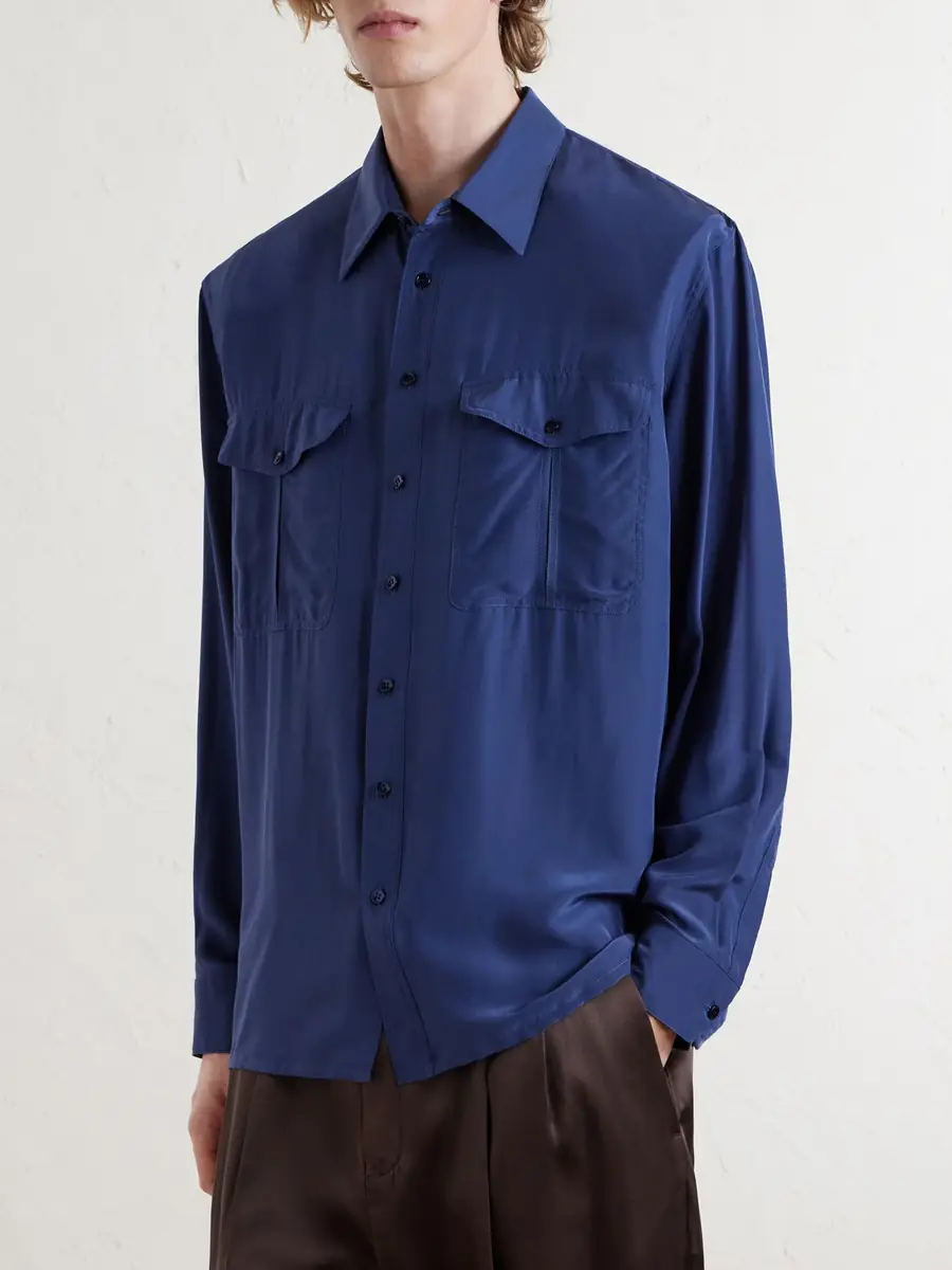 Saint Laurent Voile Shirt - Men | Thumbnail 3