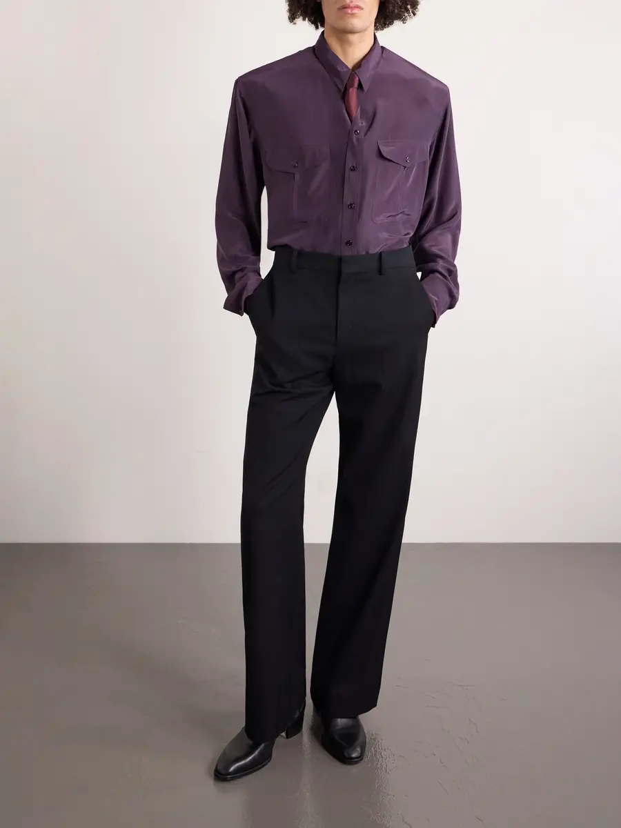 Saint Laurent Voile Shirt - Men | Thumbnail 2 Saint Laurent Voile Shirt - Men | Thumbnail 2