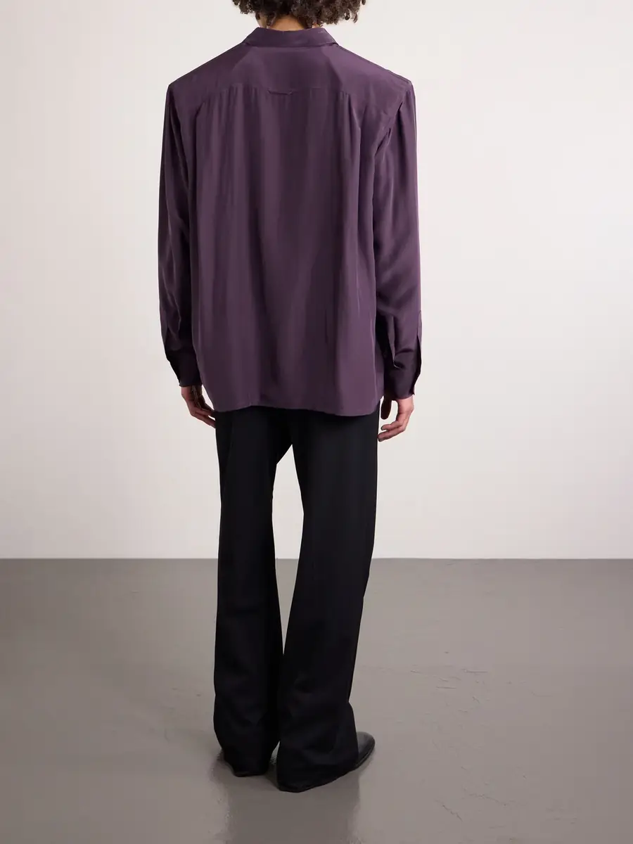 Saint Laurent Voile Shirt - Men | Thumbnail 4 Saint Laurent Voile Shirt - Men | Thumbnail 4