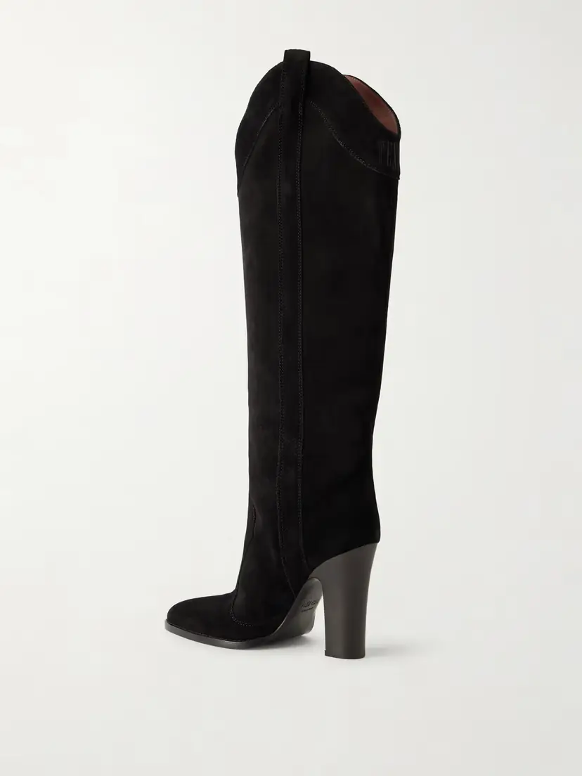 Paris Texas Lavinia 100 Suede Knee Boots | Thumbnail 3 Paris Texas Lavinia 100 Suede Knee Boots | Thumbnail 3