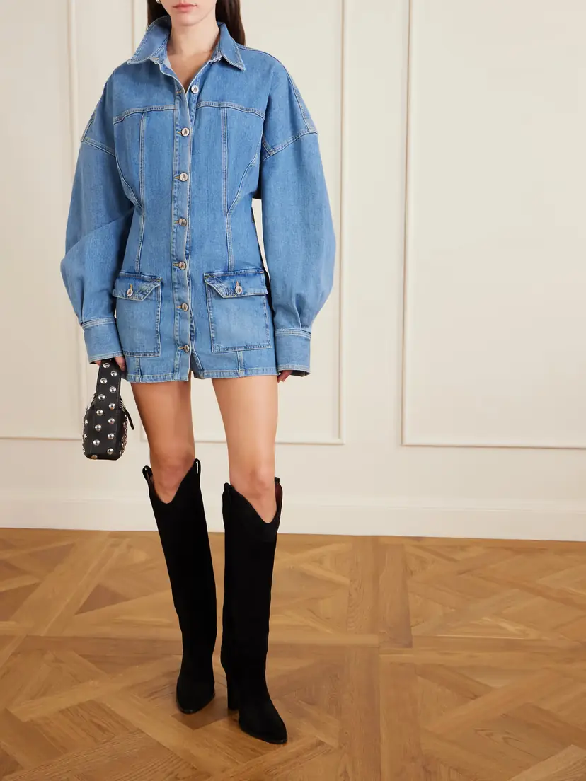 Paris Texas Lavinia 100 Suede Knee Boots | Thumbnail 4 Paris Texas Lavinia 100 Suede Knee Boots | Thumbnail 4