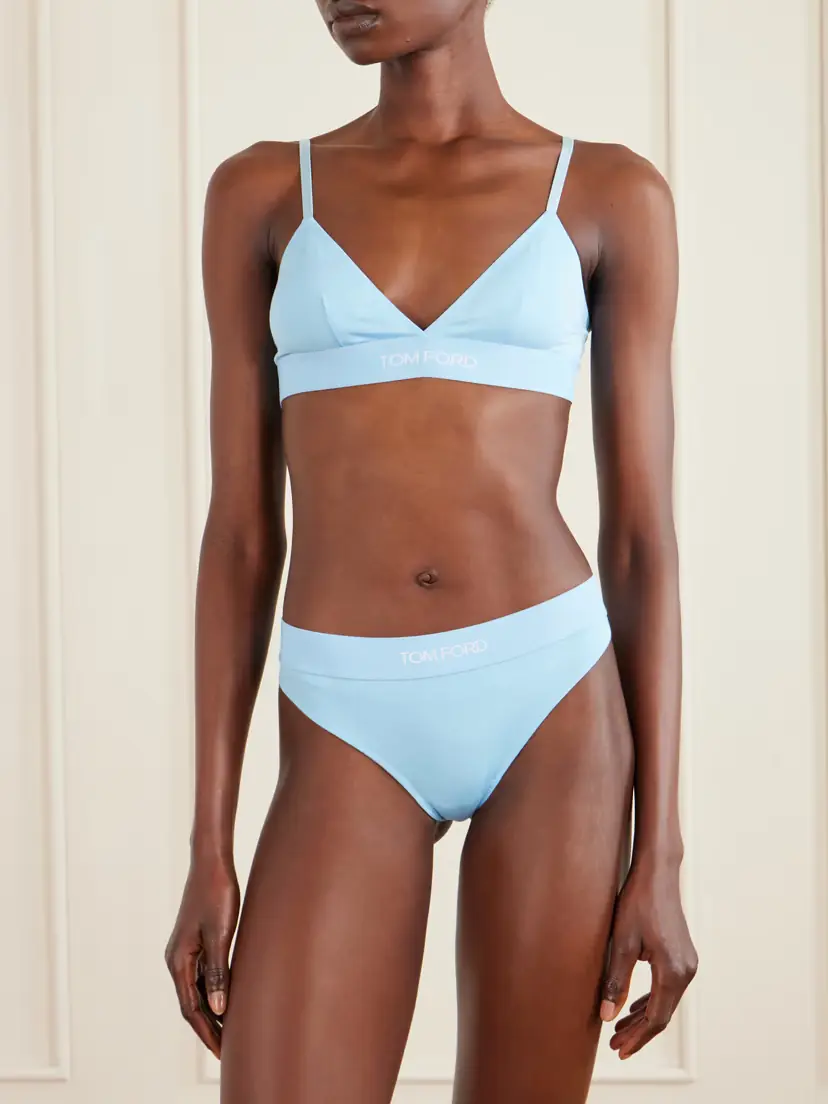 Tom Ford Stretch-modal Jersey Soft-cup Triangle Bra | Thumbnail 2 Tom Ford Stretch-modal Jersey Soft-cup Triangle Bra | Thumbnail 2
