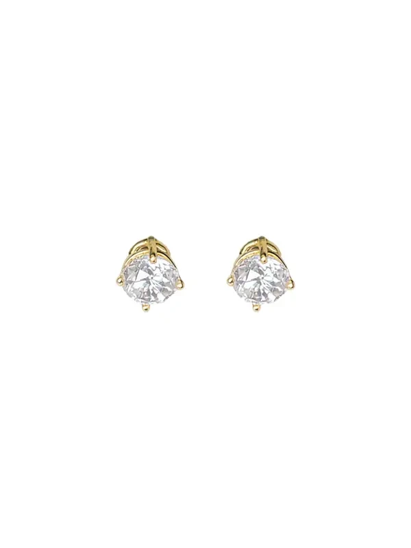 1.00ct Diamond 18K Gold Classic Stud Earring 1.00ct Diamond 18K Gold Classic Stud Earring