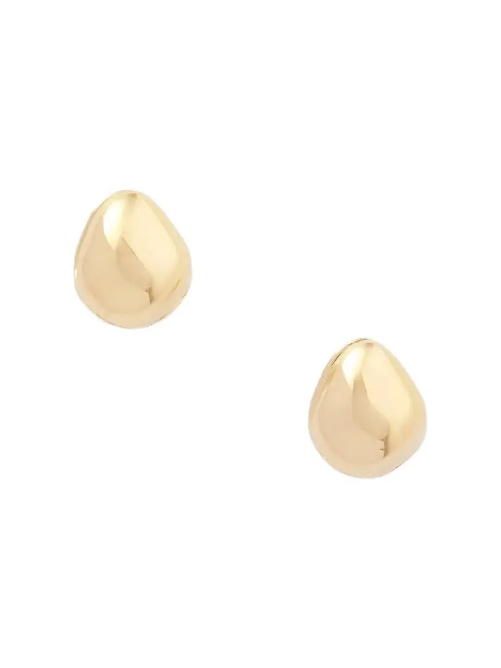 Phoebe Philo Pebble gold-plated sterling silver earrings