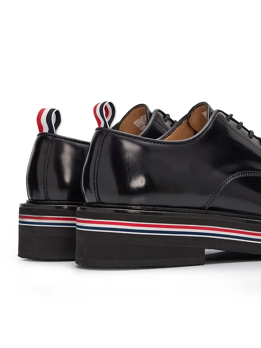 Thom Browne Women's Uniform Leather Derby Shoes | Thumbnail 3
