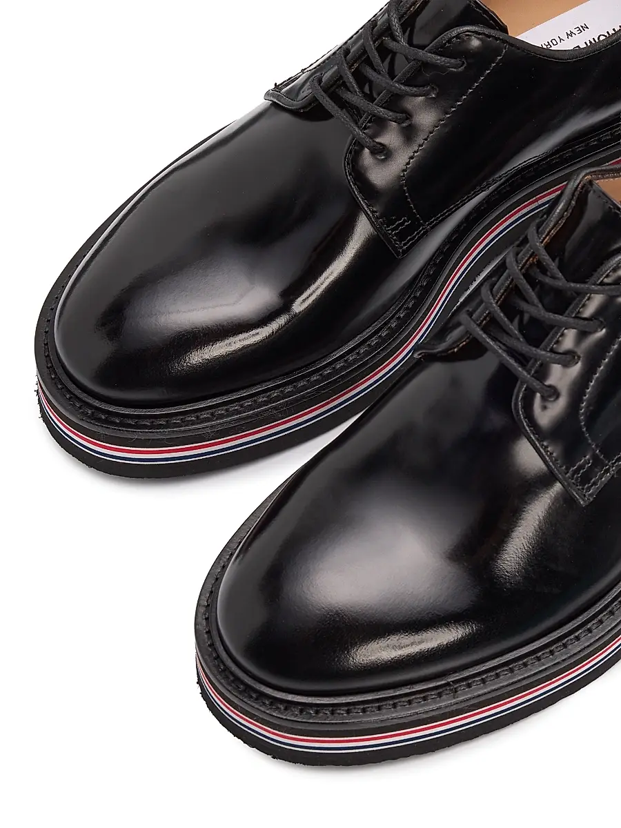 Thom Browne Women's Uniform Leather Derby Shoes | Thumbnail 6