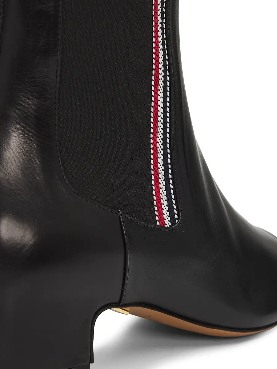 Thom Browne Women's Leather Mid-Calf Chelsea Boots | Thumbnail 6 Thom Browne Women's Leather Mid-Calf Chelsea Boots | Thumbnail 6