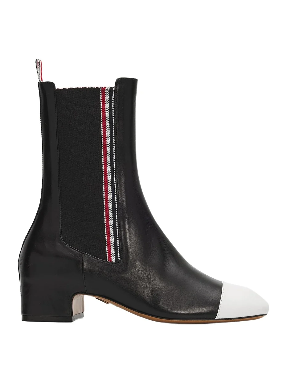 Women's Leather Mid-Calf Chelsea Boots Women's Leather Mid-Calf Chelsea Boots