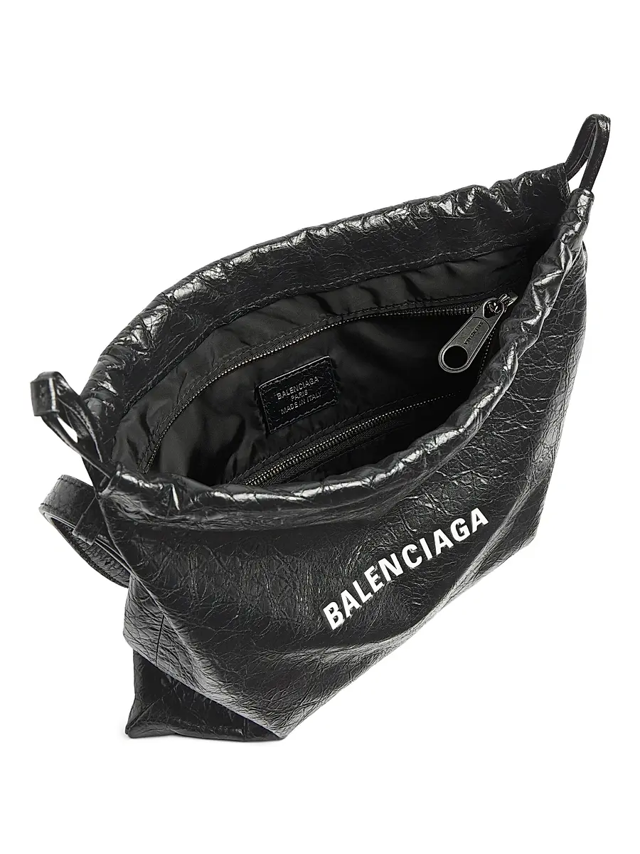 Balenciaga Men's Shopper Dust Medium Crossbody Bag | Thumbnail 6 Balenciaga Men's Shopper Dust Medium Crossbody Bag | Thumbnail 6