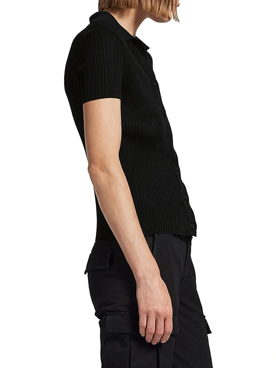 Balenciaga Women's Short Sleeve Shirt - Black | Thumbnail 4 Balenciaga Women's Short Sleeve Shirt - Black | Thumbnail 4