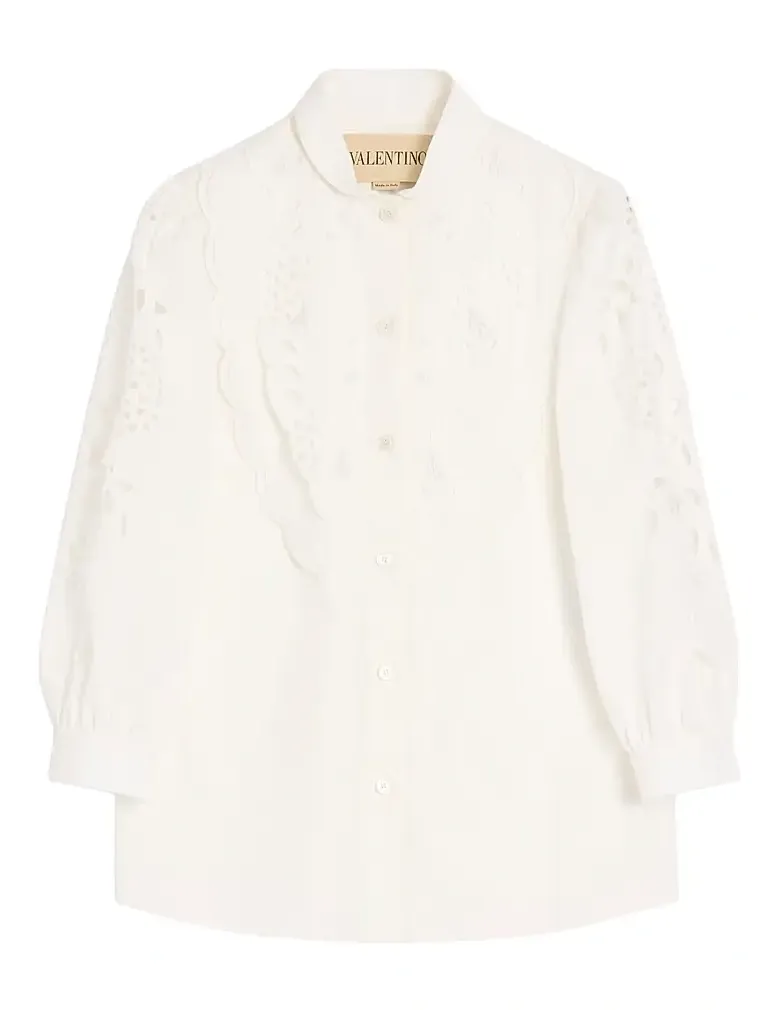Women's Embroidered Poplin Shirt Women's Embroidered Poplin Shirt