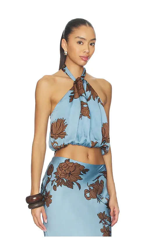 ROCOCO SAND Blouson Top With Back Ties | Thumbnail 2 ROCOCO SAND Blouson Top With Back Ties | Thumbnail 2