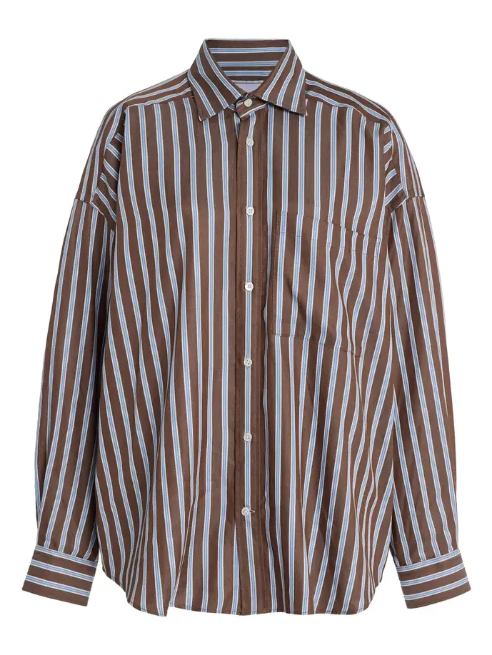 Exclusive The Weekend Striped Shirt Exclusive The Weekend Striped Shirt