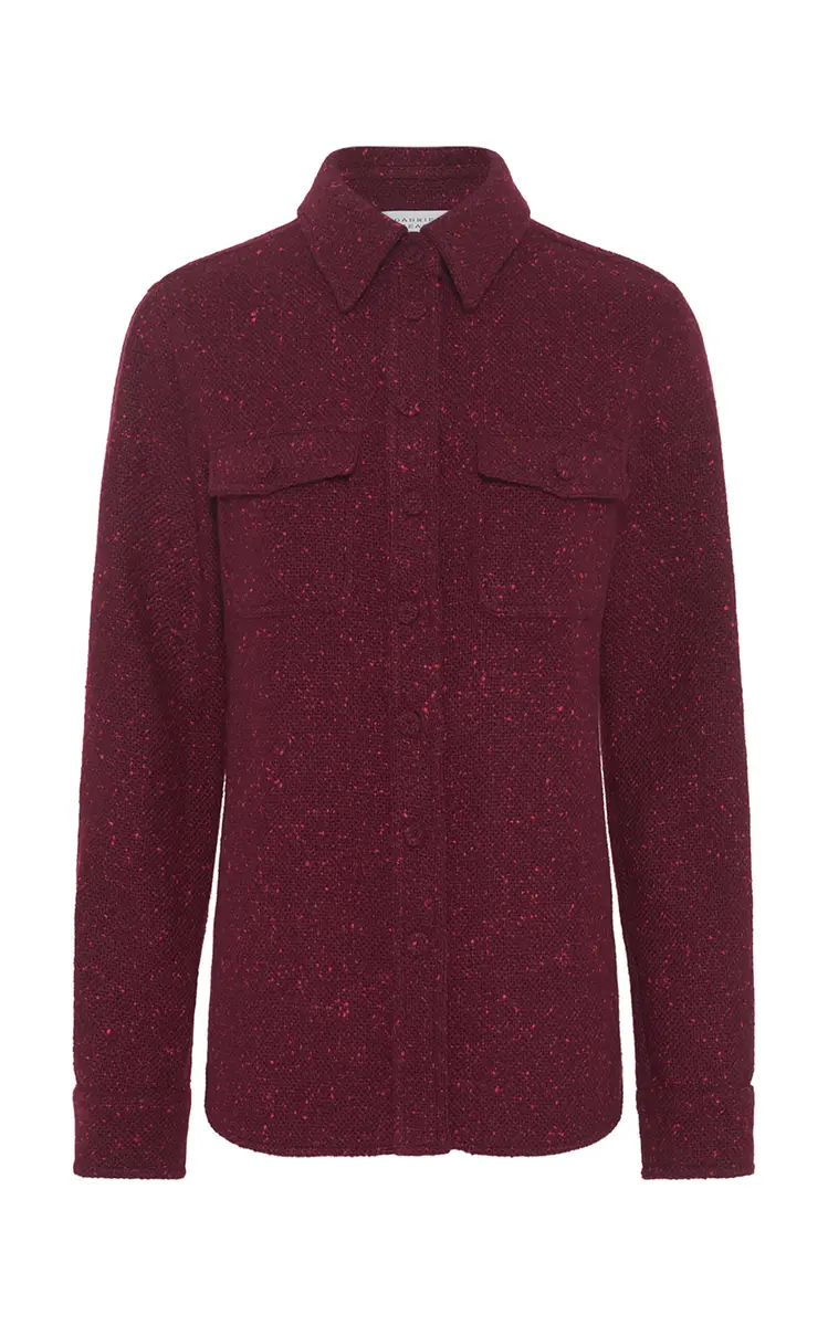 Gabriela Hearst John Austin Cashmere Button-Down Shirt | Thumbnail 11