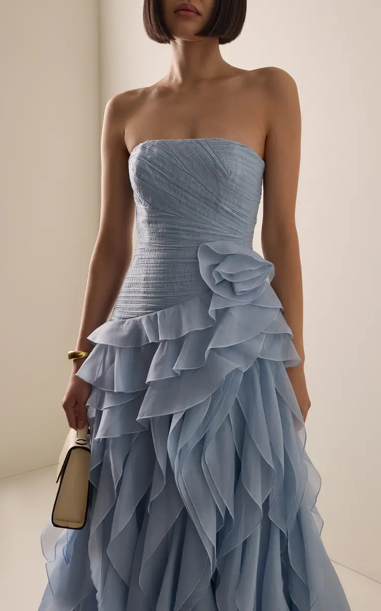 Aje Canyon Ruffled Gown | Thumbnail 3 Aje Canyon Ruffled Gown | Thumbnail 3