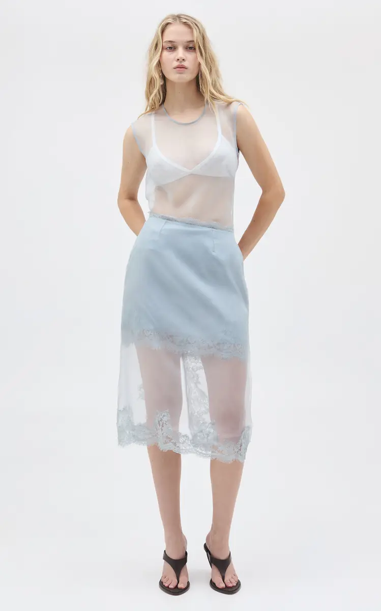 Aje Ophelia Silk Lace Midi Skirt | Thumbnail 4 Aje Ophelia Silk Lace Midi Skirt | Thumbnail 4