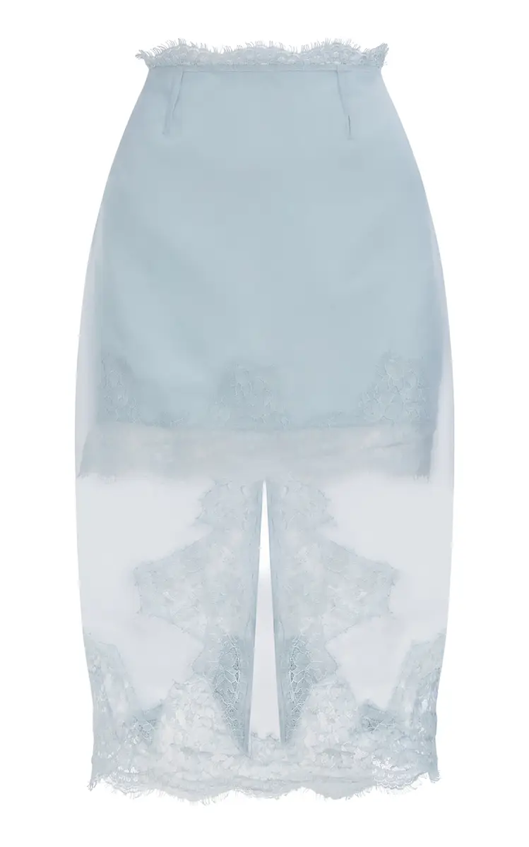 Aje Ophelia Silk Lace Midi Skirt | Thumbnail 6 Aje Ophelia Silk Lace Midi Skirt | Thumbnail 6