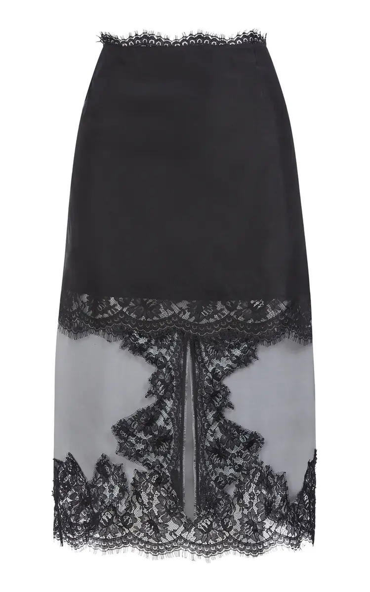 Aje Ophelia Silk Lace Midi Skirt | Thumbnail 7 Aje Ophelia Silk Lace Midi Skirt | Thumbnail 7