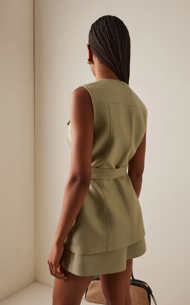 Zimmermann Luna Wool-Silk Utility Vest | Thumbnail 4 Zimmermann Luna Wool-Silk Utility Vest | Thumbnail 4