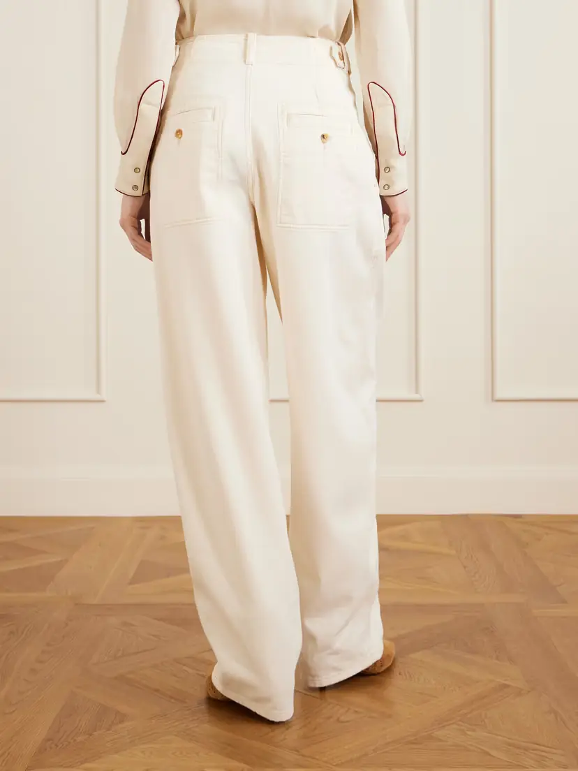Isabel Marant Ireme Embellished Wide-leg Jeans | Thumbnail 4 Isabel Marant Ireme Embellished Wide-leg Jeans | Thumbnail 4