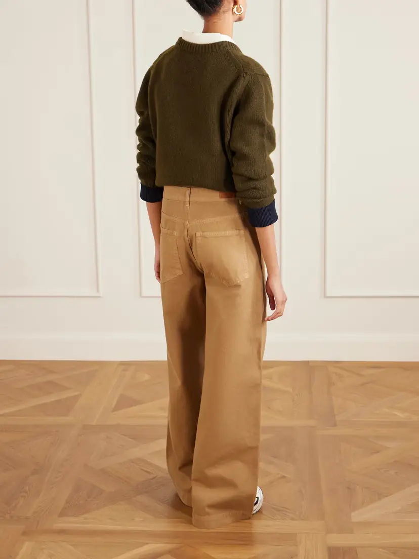 Moncler Wide-leg Cotton-canvas Pants | Thumbnail 4 Moncler Wide-leg Cotton-canvas Pants | Thumbnail 4