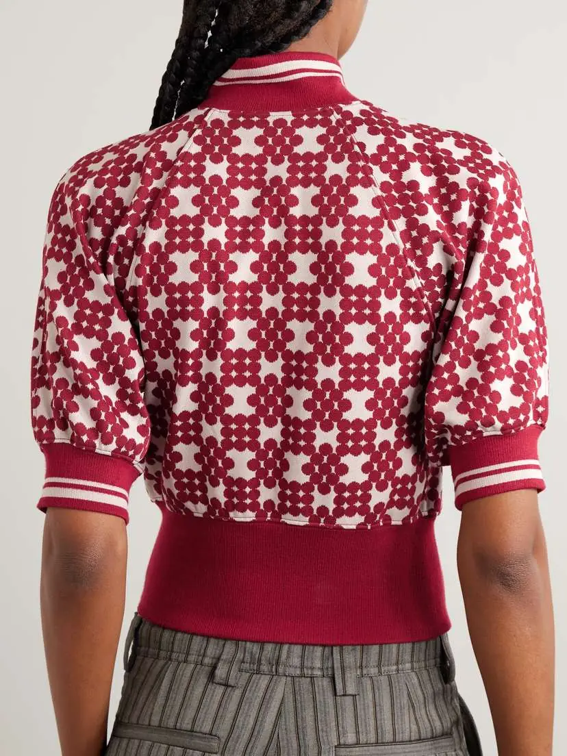 Dries Van Noten Striped Jacquard-knit Half-zip Sweater | Thumbnail 3