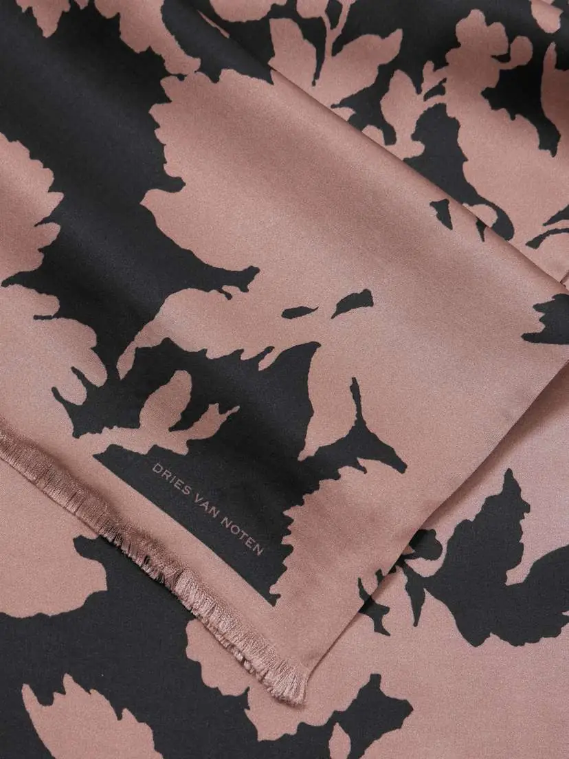 Dries Van Noten Printed Twill Scarf | Thumbnail 3