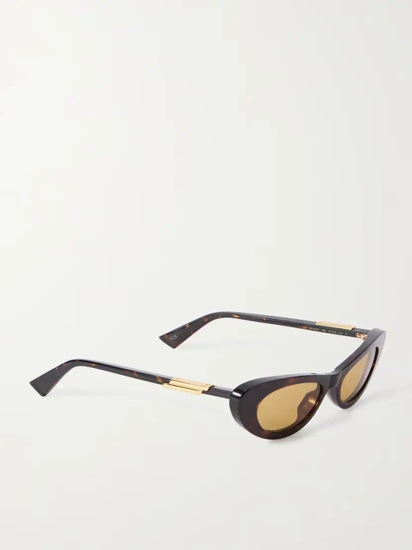 Bottega Veneta Eyewear Ribbon Cat-eye Tortoiseshell Acetate Sunglasses | Thumbnail 3 Bottega Veneta Eyewear Ribbon Cat-eye Tortoiseshell Acetate Sunglasses | Thumbnail 3